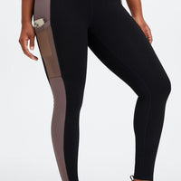 Licra negra con Bolsillo Crema