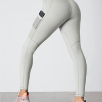 Leggings Gris con Bolsillos
